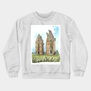 My Son Kingdom of Champa Vietnam Illustration Crewneck Sweatshirt